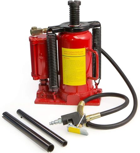 Stark 40000Lbs Low Profile Air Hydraulic Manual Bottle Jack Hoist, 20 Tons Heavy Duty Air Bottle Auto Truck Manual in Saudi Arabia