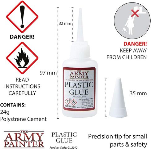 غراء إيمي بينتر البلاستيكي - غراء فائق الصمغ للتضاريس الصغيرة وألعاب الحرب، 20 مل جل صمغ فائق in Kuwait