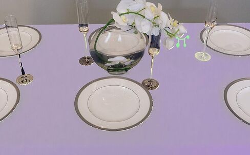 Kadut Rectangle Tablecloth (60 x 126 Inch) Beige Rectangular Table Cloth for 8 Foot Table | Heavy Duty Washable Table Cloth for Dinner, Parties, Weddings, | Wrinkle-Resistant Dining Table Cover in Kuwait