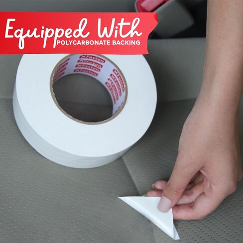 XFasten White Duct Tape Heavy Duty Waterproof 2 Inch x 50 Yards (5-Pack, 750ft Total) 11 mils Super Strong HVAC Duct Tape White Color for Indoor, Automobile, Repair, Patching and Outdoor Use in Saudi Arabia