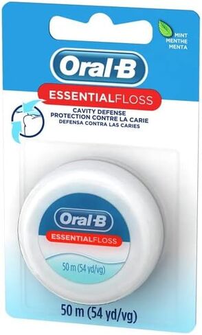Oral-B Essential Dental Floss Waxed - each, Pack of 2 in Saudi Arabia