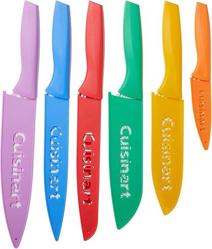 Cuisinart C55-12PR2 Advantage Color Collection 12-Piece Printed Color Cutlery Set, Multicolor in Saudi Arabia
