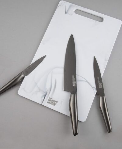 Cambridge Silversmiths Robert Irvine 10-Piece Hollow Handle Cutlery Block in Black in Kuwait
