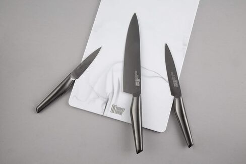 Cambridge Silversmiths Robert Irvine 10-Piece Hollow Handle Cutlery Block in Black in Kuwait