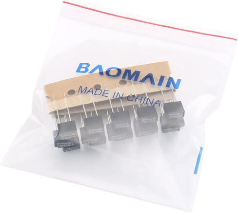 Baomain 20 قطعة DIP شنت مصغرة مربعة بطيئة ضربة مايكرو فيوز T2.5A 2.5A 250V UL قائمة in Kuwait