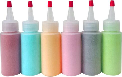 SanDaveVA Brand 6 Plastic Squeeze Bottles Cake Decorating Paint Crafts Condiments 60ml 2oz in Saudi Arabia