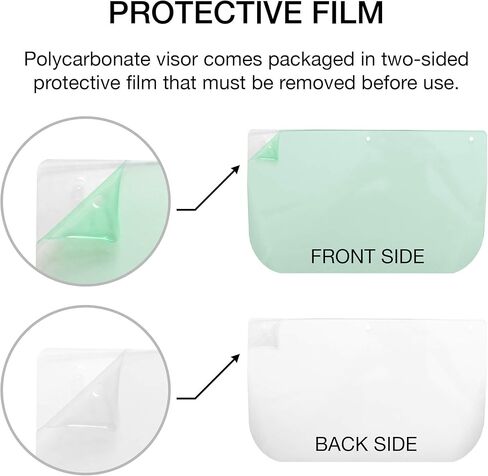 NEIKO 53819A درع الوجه الآمن مع قناع شفاف من البولي كربونات، وأشرطة رأس قابلة للتعديل، ملاءمة عالمية، أقنعة بلاستيكية واقية للوجه بالكامل للطحن والعزل وضرب الأعشاب in Kuwait