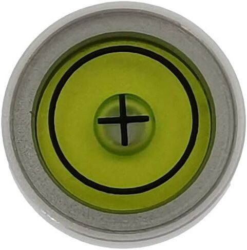 Mini Metal universal horizontal bubble water level level level level balance bubble level round 13x7mm (silvery white） in Kuwait