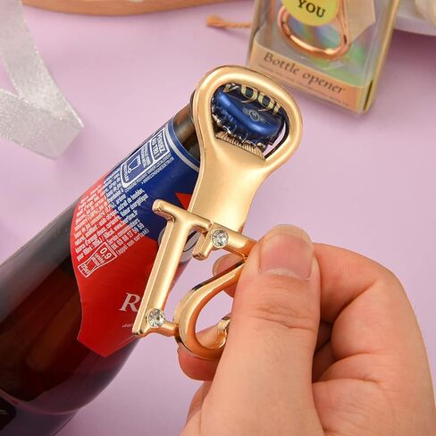 24 قطعة/عبوة 21 فتاحة زجاجات لهدايا حفلات عيد الميلاد الحادي والعشرين أو هدايا الذكرى السنوية للزفاف أو هدايا تذكارية للضيوف مع صناديق هدايا هدايا وهدايا الحفلات للبالغين (21) in Kuwait