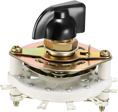 uxcell 1P7T 1 Pole 7 Position 1 Deck Band Channel Rotary Switch Selector with Plastic Knob in Saudi Arabia
