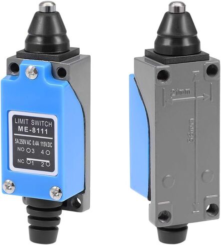 Uxcell ME-8111 المكبس مفتاح الحد المؤقت 1NC + 1NO 2 قطعة لمفتاح باب الطابعة ثلاثية الأبعاد لمطحنة CNC in Saudi Arabia