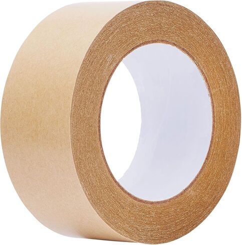شريط تغليف ورق كرافت بني من بروتيك؛ شريط لاصق للأغراض العامة للتغليف والشحن والختم؛ مادة لاصقة قوية لختم الكراتين؛ 1 لفة؛ عرض 2 بوصة وطول 164 قدمًا (50 مم × 50 م) in Kuwait