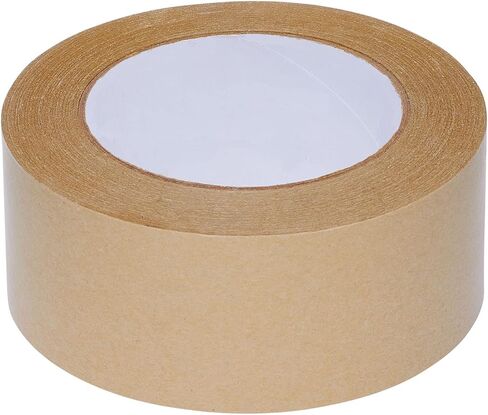 شريط تغليف ورق كرافت بني من بروتيك؛ شريط لاصق للأغراض العامة للتغليف والشحن والختم؛ مادة لاصقة قوية لختم الكراتين؛ 1 لفة؛ عرض 2 بوصة وطول 164 قدمًا (50 مم × 50 م) in Kuwait