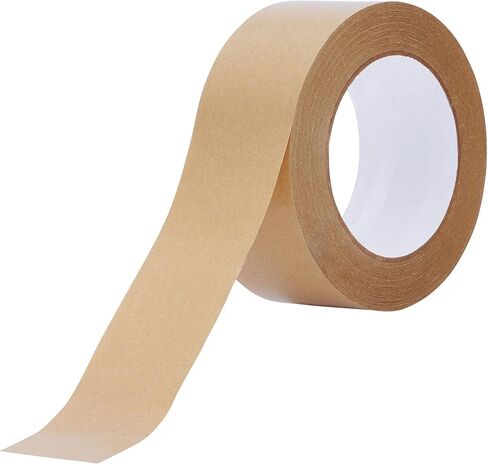 شريط تغليف ورق كرافت بني من بروتيك؛ شريط لاصق للأغراض العامة للتغليف والشحن والختم؛ مادة لاصقة قوية لختم الكراتين؛ 1 لفة؛ عرض 2 بوصة وطول 164 قدمًا (50 مم × 50 م) in Kuwait