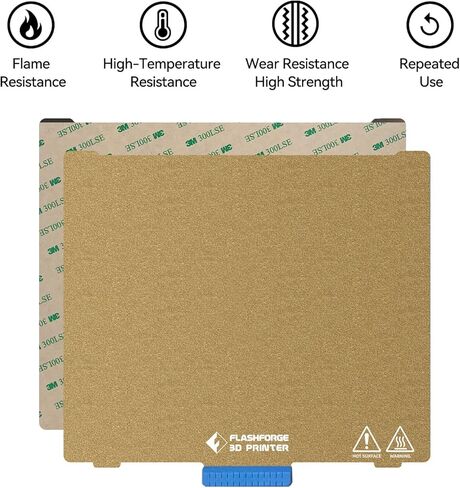 جزء الطابعة ثلاثية الأبعاد من FilaBees Flashforge Adventurer 4 PEI مجموعة الألواح الفولاذية ثلاثية الأبعاد in Kuwait