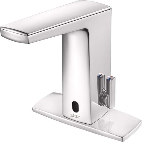 American Standard 7025303.295 Paradigm Selectronic Integrated Faucet with SmarTherm, Battery-Powered, 0.35 gpm, Brushed Nickel in Kuwait