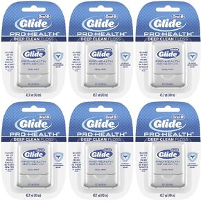 Oral-B Glide Pro-Health Dental Floss, Deep Clean, Cool Mint Flavor, 40 m (Pack of 6) in Saudi Arabia