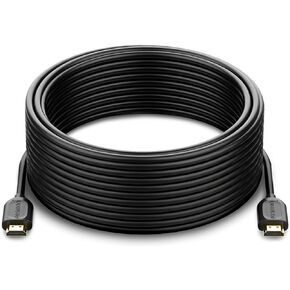 Fosmon 4K HDMI Cable 50FT/15M, HDMI 2.0 Cable 4K@60Hz/2160p Support 18Gbps, HDCP, 3D, ARC, Dolby TrueHD, 30AWG Compatible with UHD TV, PC Monitor, Console, PS4, PS5, Xbox 360/One/X/S, Nintendo Switch