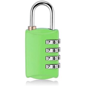 4 Digit Padlock Combination Lock for School, Employee, Gym & Sports Locker,Fence,Toolbox,Case,Hasp Storage (Black) in Saudi Arabia