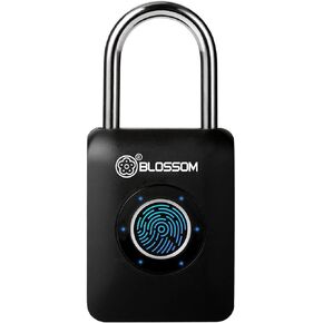 بلوسوم قفل ببصمة الاصبع، اقفال ذكية قابلة لاعادة الشحن بمنفذ USB بدون مفتاح، قفل محمول بدون مفتاح للخزانة وشنطة الظهر وشنطة السفر والخزانة مع بطارية 60mAh in Kuwait