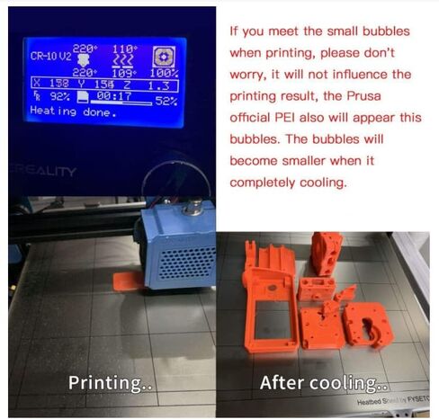 FYSETC 3D Printing Buildplate Steel Spring Sheet Bed 220x220mm/ 8.6x8.6 inch Preapplied PEI with Soft Mounting Base for Ant A8 Wanhao Duplicator i3 Monprice Make-r Geeeteh i3 in Saudi Arabia