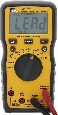 IDEAL Industries INC. 61-337 600V Auto Range Multimeter w/NCVT & Temp in Saudi Arabia
