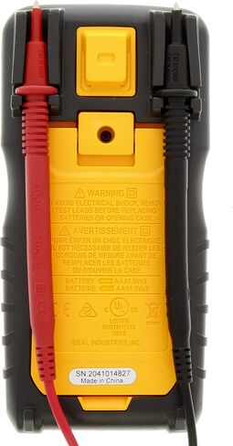 IDEAL Industries INC. 61-337 600V Auto Range Multimeter w/NCVT & Temp in Saudi Arabia