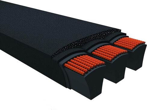 D&D PowerDrive 5V750/04 Banded Belt, 5/8" x 75" OC, Rubber, 4 Band in Kuwait