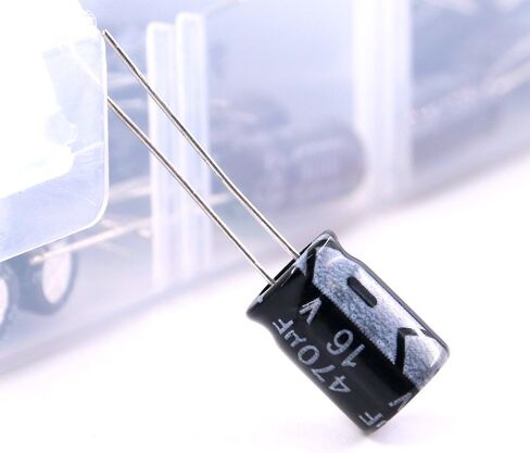 Hilitchi 15 Kinds Values 300pcs 0.1uF－470uF Range Electrolytic Capacitors Assortment Kit (50V and 16V) in Saudi Arabia