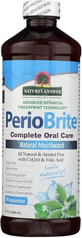 Nature's Answer PerioBrite Alcohol-Free Mouthwash Winter Mint 16 fl oz Vitamin Supplements in Saudi Arabia