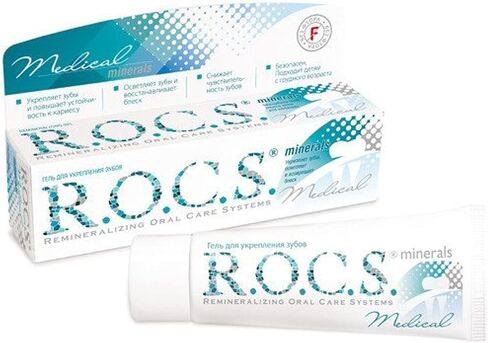 R.O.C.S Medical Minerals Toothpaste Remineralizing Tooth Gel 45ml in Saudi Arabia