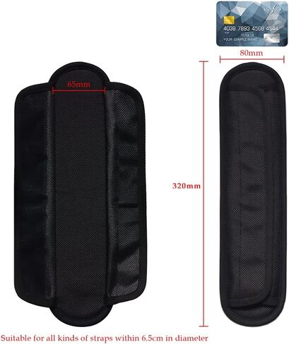 NEPAK 2 Pack Replacement Shoulder Pad Air Cushion Pad Curved for Shoulder Bags,Guitar Pad,Shoulder Strap Pad,Relieve Shoulder Pain(8 x 32 x 1.3cm) in Kuwait