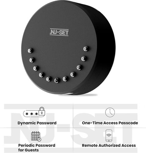 NU-SET Smart Lock Box - Remote Program your lock box when you are miles away. Store keys, cards, and key fobs. Great for home, vacation rental, home care, dog sitters, property management and realtor. in Kuwait
