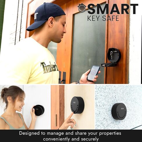 NU-SET Smart Lock Box - Remote Program your lock box when you are miles away. Store keys, cards, and key fobs. Great for home, vacation rental, home care, dog sitters, property management and realtor. in Kuwait