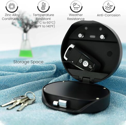 NU-SET Smart Lock Box - Remote Program your lock box when you are miles away. Store keys, cards, and key fobs. Great for home, vacation rental, home care, dog sitters, property management and realtor. in Kuwait