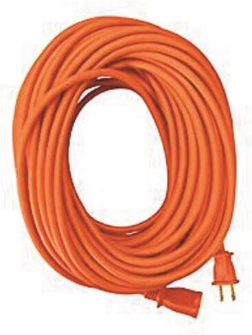 Coleman Cable 02207 16/2 Vinyl Outdoor Extension Cord, Orange, 25-Feet in Kuwait