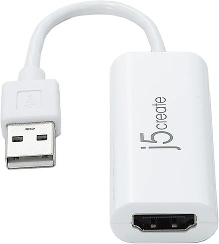 j5create USB to HDMI Display Adapter- USB to HDMI 1080P Cable Converter Adapter for Windows (JUA195) in Saudi Arabia