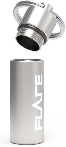 فلير اوديو سلسلة مفاتيح فضية من الالومنيوم المتين خفيف الوزن ومقاوم للماء in Kuwait