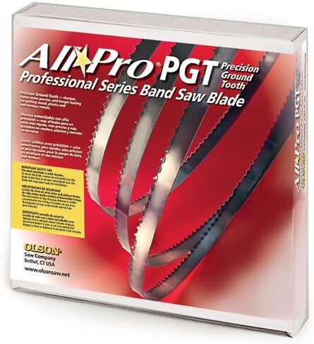 منشار أولسون APG73805 3/8 × 0.025 × 105 بوصة All Pro PGT Band 4 TPI Hook Saw Blade in Saudi Arabia
