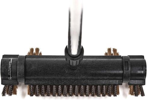 فرشاة تنظيف سطح السفينة مقاس 53 بوصة مقبض تلسكوبي 2 في 1 فرشاة تنظيف الفناء ذات شعيرات خشنة لتنظيف فناء سطح السفينة in Kuwait