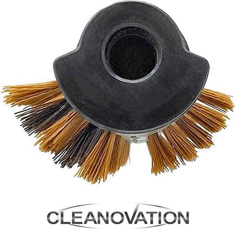 فرشاة تنظيف سطح السفينة مقاس 53 بوصة مقبض تلسكوبي 2 في 1 فرشاة تنظيف الفناء ذات شعيرات خشنة لتنظيف فناء سطح السفينة in Kuwait