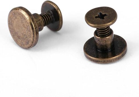 رأس مسطح، 20 قطعة رأس مسطح من النحاس النحاس مسامير مسامير مسمار مسمار مسمار مسمار مسمار الملحقات يصلح مسامير آلة تزيين البراغي مجموعة مسامير مسطحة (5 مم) in Kuwait