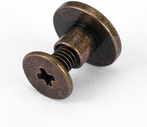 رأس مسطح، 20 قطعة رأس مسطح من النحاس النحاس مسامير مسامير مسمار مسمار مسمار مسمار مسمار الملحقات يصلح مسامير آلة تزيين البراغي مجموعة مسامير مسطحة (5 مم) in Kuwait