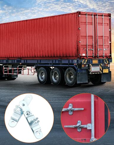 QWORK Trailer Door & Ramp Locking Hasp, 2 Pack Cam Lock Latch Keeper, Enclosed Trailer Door Latch, Trailer Cam-Action Hasp Lock Mechanism in Saudi Arabia