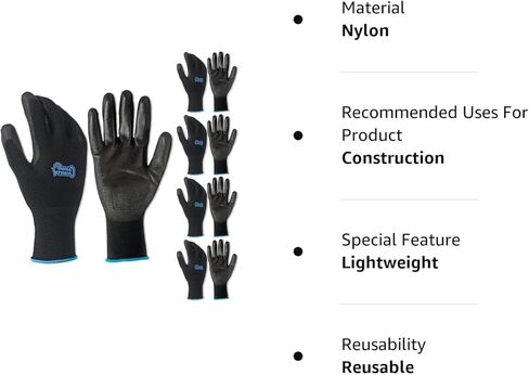 عبوة من 5 قفازات غوريلا جريب - مقاس كبير in Kuwait