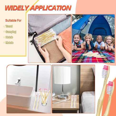 1000 Pcs Disposable Toothbrushes Bulk Individually Wrapped Manual Soft Bristle Travel Toothbrushes Single Use Toothbrush for Adult Kid Homeless Hotel Toiletries Camping Office School Hygiene Supply in Saudi Arabia