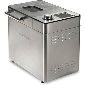 Hamilton Beach Premium Dough & Bread Maker Machine with Auto Fruit and Nut Dispenser, 2 lb. Loaf Capacity, 14 Programmable Settings Including Gluten Free, Stainless Steel (29888) in Saudi Arabia