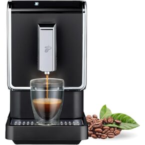 Tchibo Single Serve Coffee Maker - Automatic Espresso Coffee Machine - Built-in Grinder, No Coffee Pods Needed - Silver in Saudi Arabia