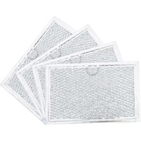 Microwave Filter Replacement For GE WB06X10608, Microwave Vent Filter For Frigidaire 5304464105 5-1/16" x 7-5/8" x 1/8", 4 Pack in Kuwait