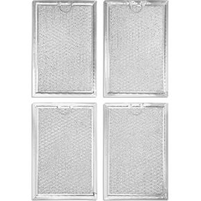 [2 Pack] WB06X10309 Microwave Grease Filter Replacement 7.62" x 5.12" – Fits GE Stove WB06X10359, Hotpoint, Kenmore & LG Microwaves – Aluminum Mesh Vent Filters for Over-the-Range Ovens in Saudi Arabia